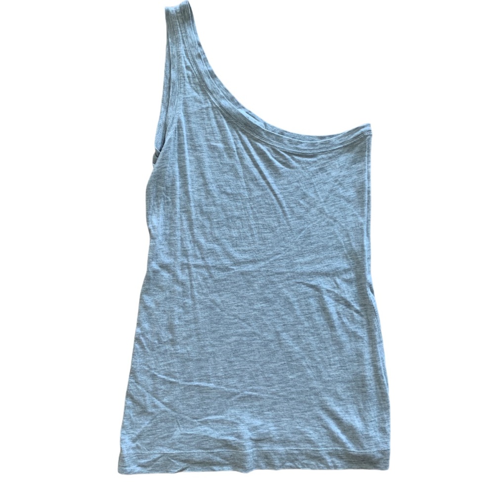 Vince gray one shoulder top size Small